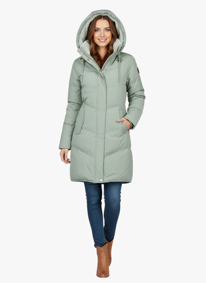 Damen Winter Jacke mit Kapuze und Warme