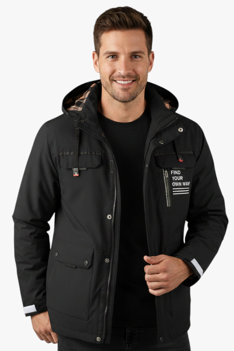 Herren Winter Jacke mit Wasserdichte und Warme
