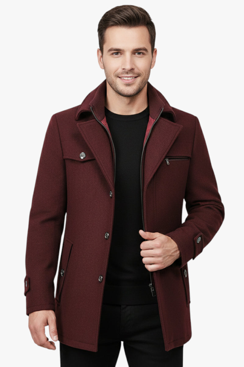 Herren Winter Mantel mit Wärme und Lang