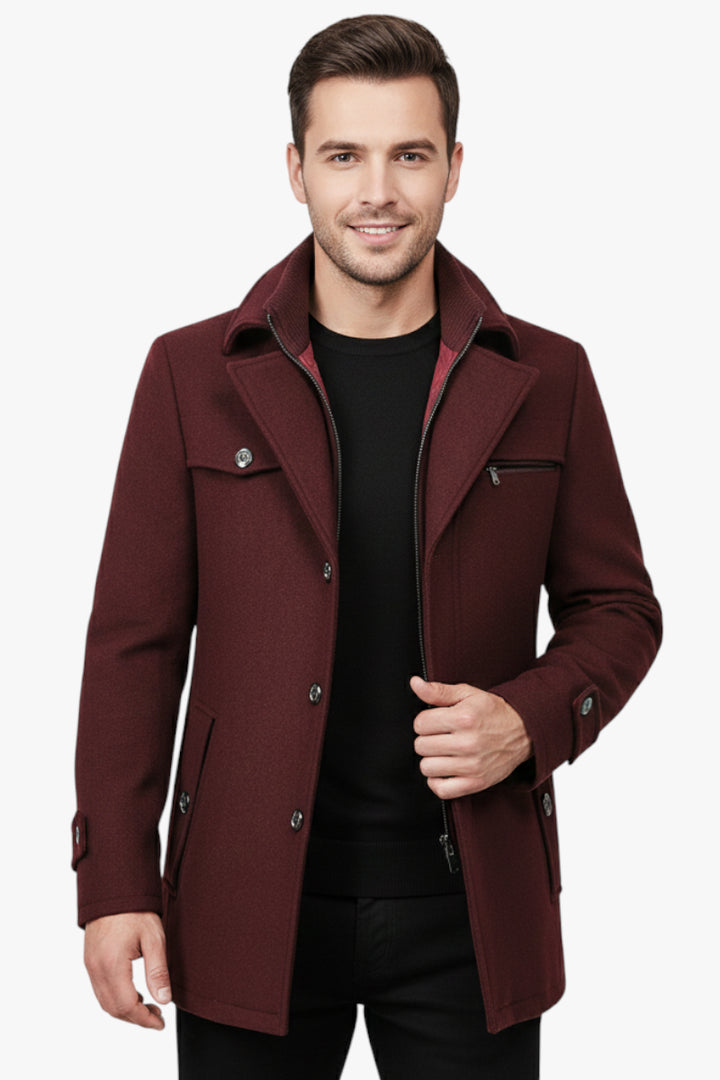 Herren Winter Mantel mit Wärme und Lang