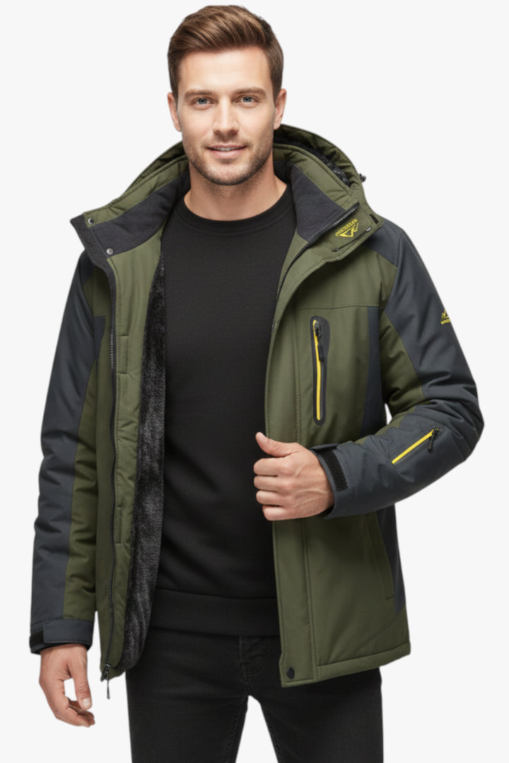 Herren Winter Jacke mit wasserdichter Oberfläche und winddichter Funktion