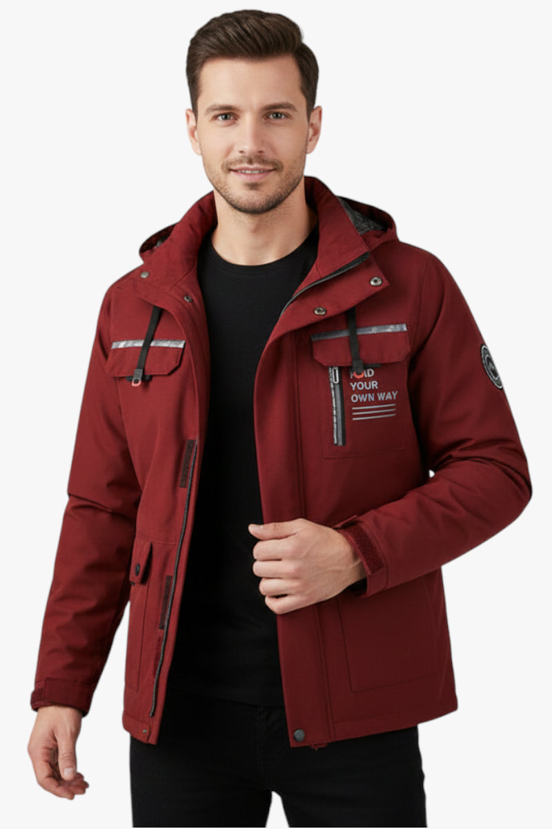 Herren Winter Jacke mit Wasserdichte und Warme