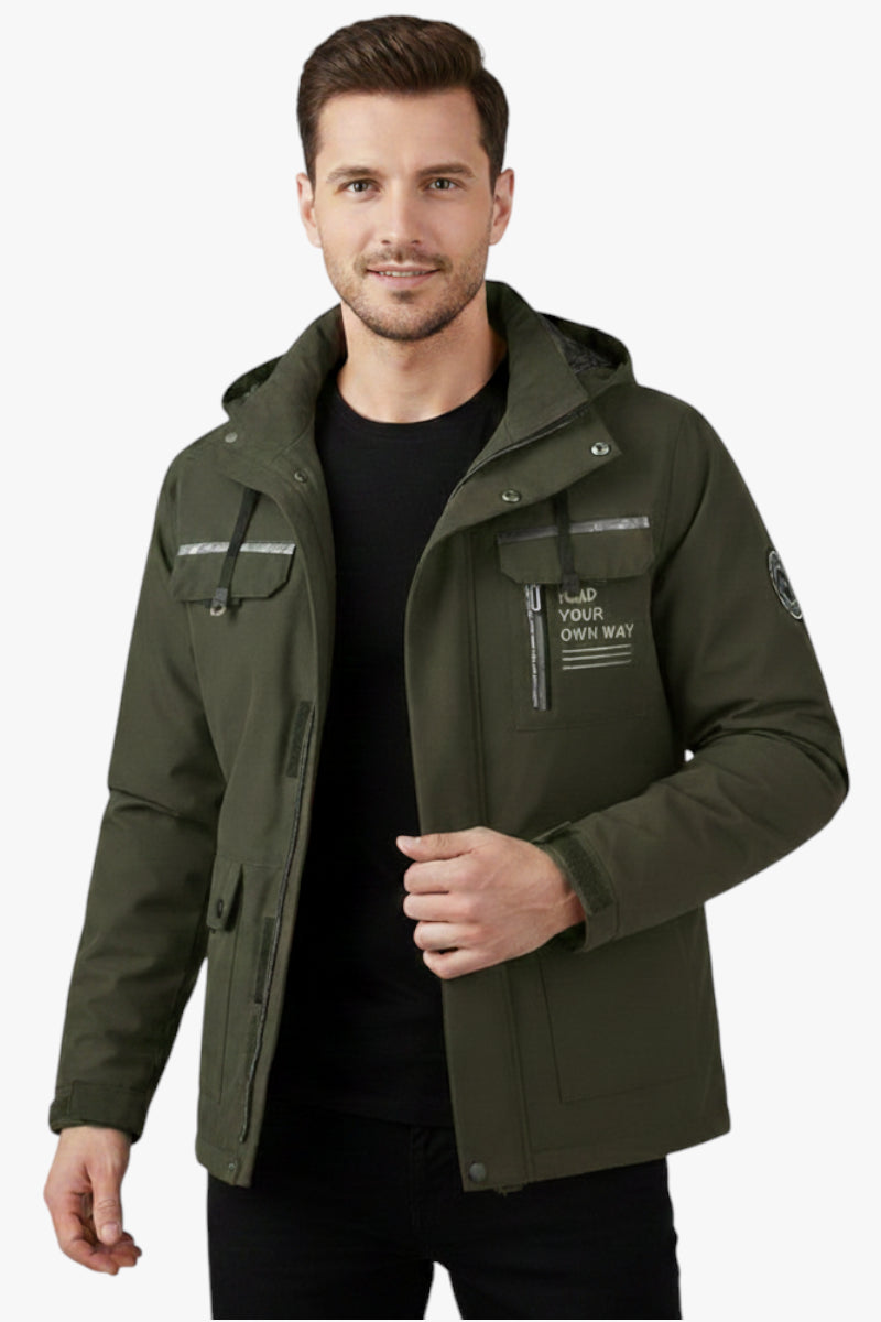Herren Winter Jacke mit Wasserdichte und Warme