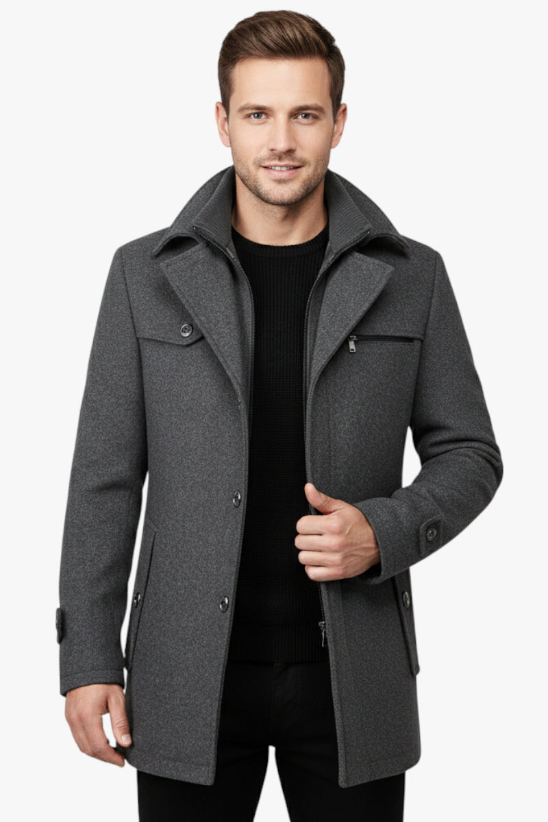 Herren Winter Mantel mit Wärme und Lang