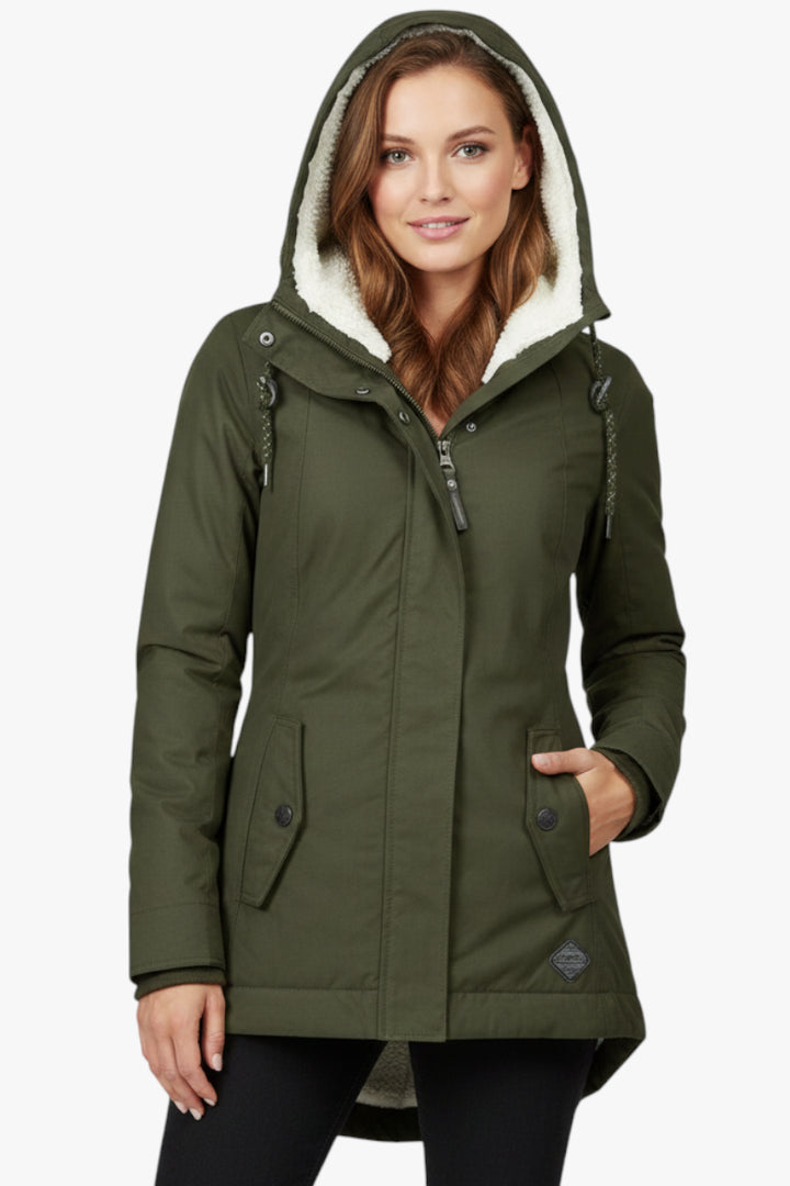 Damen Winter Parka mit Wasserdichte und Warme